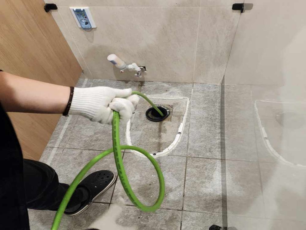 오산 화장실 바닥 배수구 고압세척